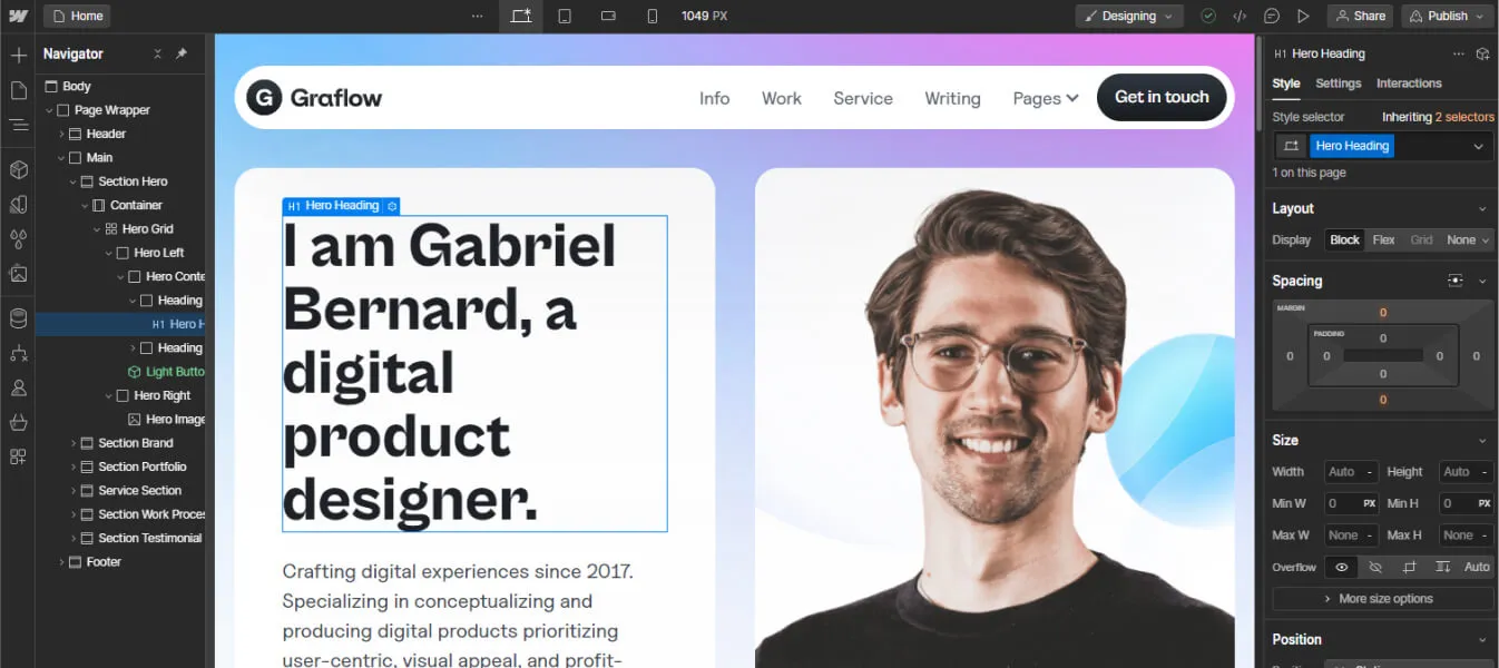 Figma to Webflow Service
